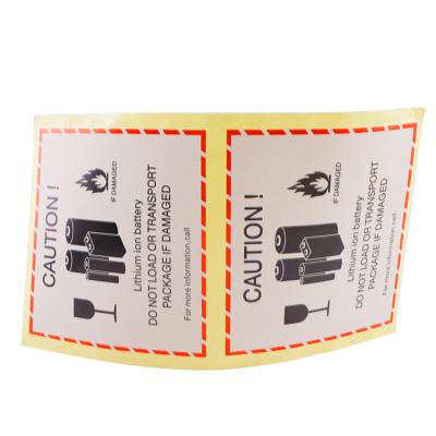 China Customized Warning Caution Label Printing Fragile Stickers 3x5 Stickers In Roll For Shipping And Packing for sale