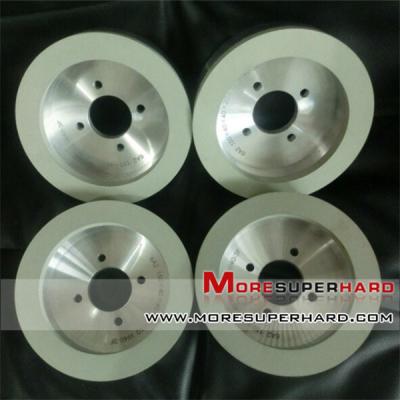 China Ceramic bond diamond cup grinding wheel for PCD cutting tool    gina@moresuperhard.com for sale