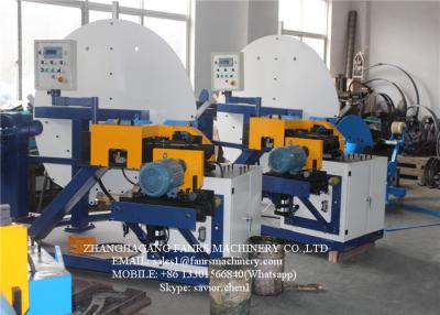 China Steel Spiral Tube Former Machine With Automatic Saw Blade Cutting System for sale