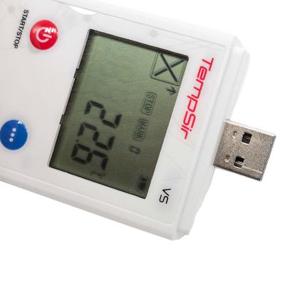 China Temperature Datalogger Mini Digital USB Use Recording Temperature Data Logger Logger Professional PDF and CSV Multi Report for sale