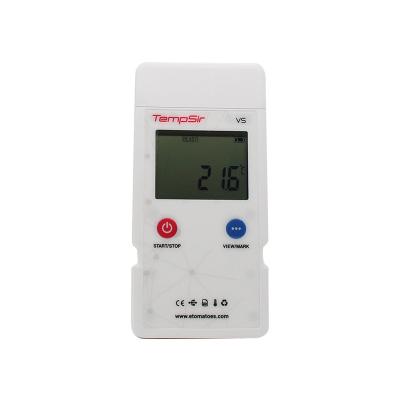 China Temperature Datalogger Recording Pdf USB Port 16000 Points One Time Use Temperature Data Logger Reusable Recorder for sale