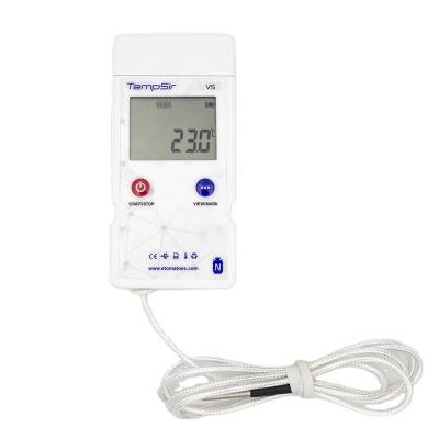 China Factory Price TempSir-VS200 Sensor Liquid Nitrogen Wireless USB External Temperature Data Logger with External 106mm*51mm*18mm for sale