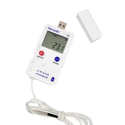 China Factory Price Professional USB 2.0 16000 counts Temperature and Humidity Data Logger 106mm*51mm*18mm for sale