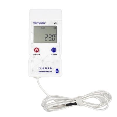 China External Reusable Ultra Low Temperature Data Logger Temperature Logger Pdf Report LCD Display 106mm*51mm*18mm for sale