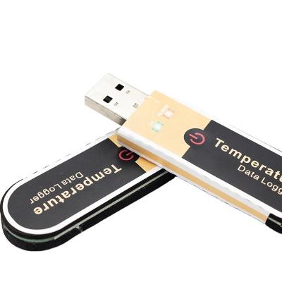 China Temperature Datalogger Recording Disposable USB 2.0 PDF Temperature Data Logger Temperature Recorder Single Use Report Datalogger For Biological / Medicine for sale