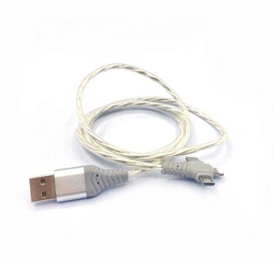 China Led Lighting Cable New Design Professional 3 In 1 Phone Usb Data Cable for sale