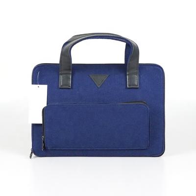 China Eco-friendly Wholesale High Quality Portable Handbag Laptop Briefcase Felt Bags for sale