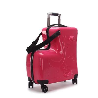 China Cute Factory Wholesale Multicolor PC Fashionable And Durable Carry On Suitcase For Travel Carry for sale