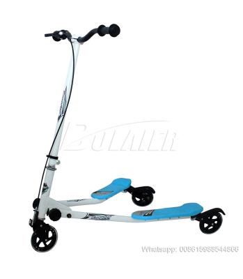 China PU Wheel Folding Tri Kick Seeder Scooter For Racing Speeder for sale