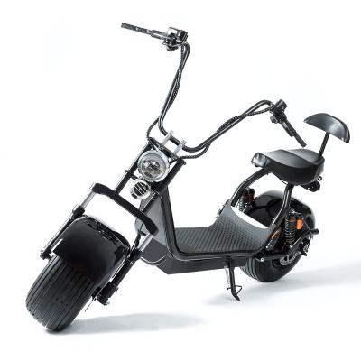 China Fat Tire Unisex Electric Scooter 60V Citycoco Bike 2000W Adult Scooters With LED Lights for sale