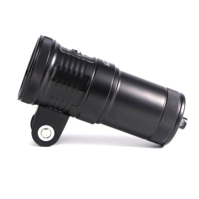 China Video / Focus Light Pro Hi-Max Scuba Diving V14 Diving Lamp For Photography Led Torch Light Flashlight Diving Cree ZM-l U2 Led Emergency visual dive light for sale