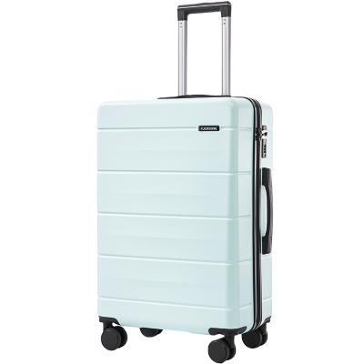 China 2023 Fashionable Aluminum Material Suitcase Travel Trolley Luggage Bag 100% Carry On Luggage World Wide for sale