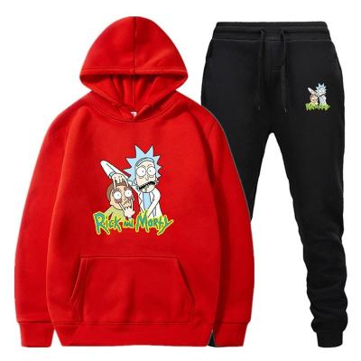 China Custom Made Breathable Logo High Quality Hoodies Sweatpants Hoodie And Sweatpants Mens Sweatshirt Tracksuit for sale