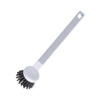 China Sustainably Selling Various Widely Used Plant Pot Cleaner Scrub Brush With Aluminum Handle for sale