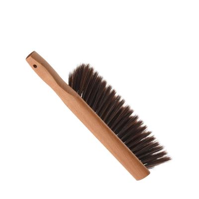 China YISHUA Bed Hand Keyboard Durable Soft Antistatic PET Bristle Wooden Clothing Dust Cleaning Brush for sale