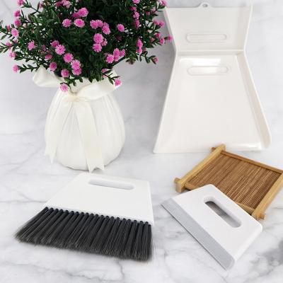 China Sustainable Clean Window Track Cleaning Brush Dust Pan And Brush One Set Sweep for sale