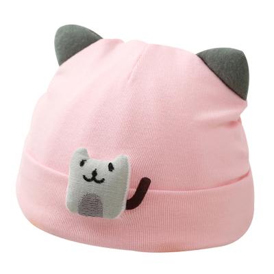 China Autumn And Winter Soft Newborn Pure Cotton Protecting Hat For Babies And Toddlers Cute Tire Hats for sale