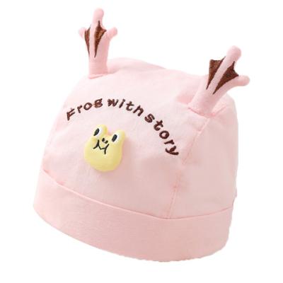 China Autumn Thin Baby Spring And Frog Super Cute Cute Pirate Hat Soft Breathable And Comfortable Hat for sale