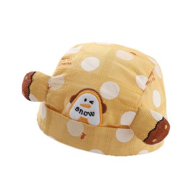 China Autumn 3-12 Months Baby Cute Small Antenna Breathable Pirate Hat Cute Little Antenna Thin Fall Spring And Sleeve Hat for sale