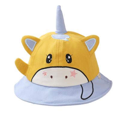 China New Style Soft Cotton Children's Hat Printing Baby Sun Hat Cute Cartoon Hat for sale