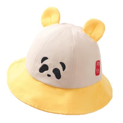 China Soft Cartoon Little Panda Shade Kid Super Cute Props Fisherman Shooting Hat for sale