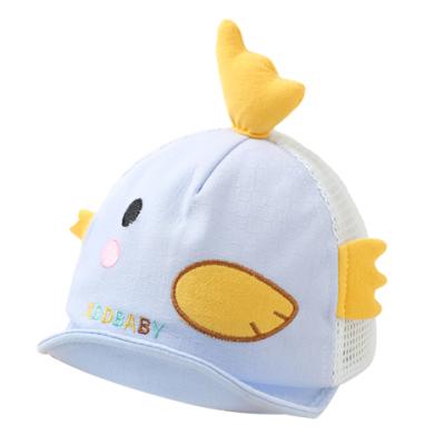 China Summer Baby Boy Hat Shade Hat New Soft Thin Cute Baseball Born Hat for sale