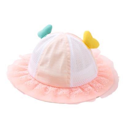 China Thin And Breathable Photography Parasol Photography Props Baby Soft Cute Fisherman Hat for sale