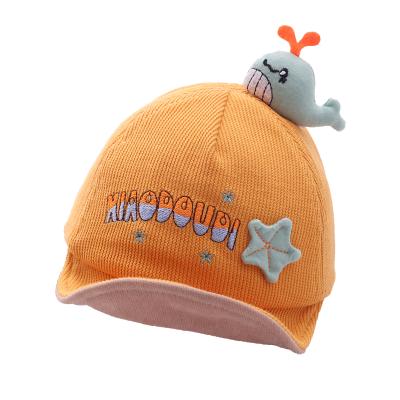 China Discount Baby Dolphin Baby Soft Hat 6-12 Months Winter Sun Duck Hat Cute Tongue Hat for sale