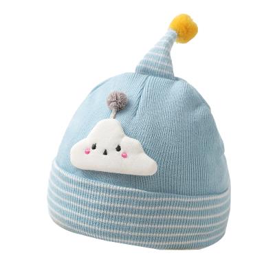 China 2021 Crochet Baby Winter Hat Wholesale Soft Baby Hat Warm And Comfortable Hat for sale