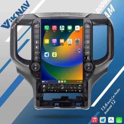 China 2019-2024 Dodge Ram 1500 Radio para automóviles de posventa CarPlay estéreo de 13,6 pulgadas Unidad de cabeza Android en venta