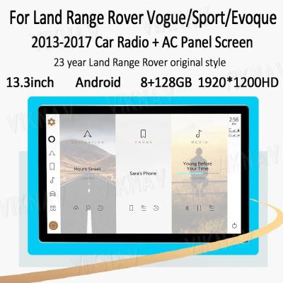 China 13.1 pulgadas de Android Radio de coche para Range Rover Vogue L322 V8 2002-2012 Unidad de cabeza GPS Navegación pantalla táctil Carplay en venta