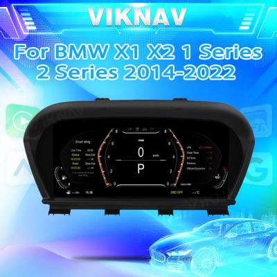 China Viknav BMW X2 Digital Dashboard 2014-2022 LCD Instrument Cluster Vertical Screen for sale