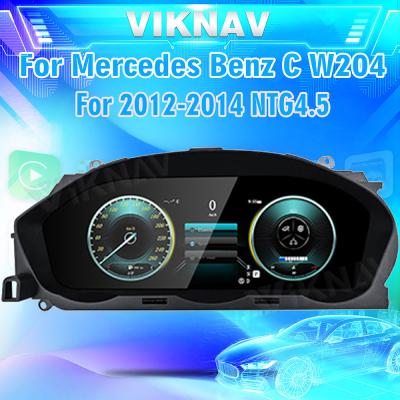 China 12.3Inch Car Digital Instrument Cluster Speedometer For Benz C-Class W204 2012 2013 2014 for sale