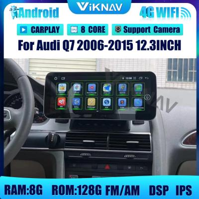 Cina Multimedia Android Audi Q7 Aftermarket Radio 2006-2015 Auto Audio Stereo Receiver 2din in vendita