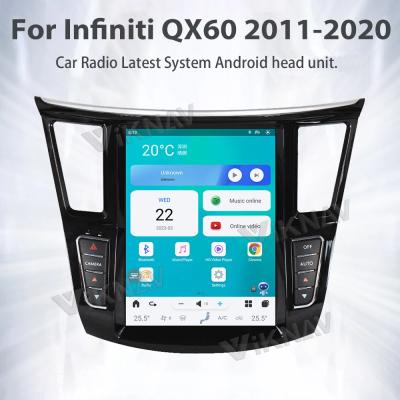 China 12.3 Inch QX60 JX35 Infiniti Head Unit Carplay Aftermarket Radio 2011-2020 GPS Carplay 4G WIFI for sale