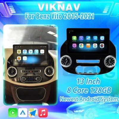 China Viknav 13 Inch Android 8 Core Car Player Multimedia Radio Voor Benz Vito 2015-2021 GPS Navigatie ((128GB) Te koop