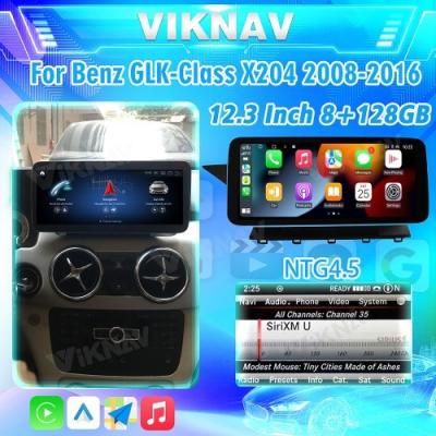 China Viknav 12.3 Inch Android 8 Core Car Player Multimedia Radio For Benz GLK Class X204 2008-2016 GPS Navigation(NTG4.5) for sale