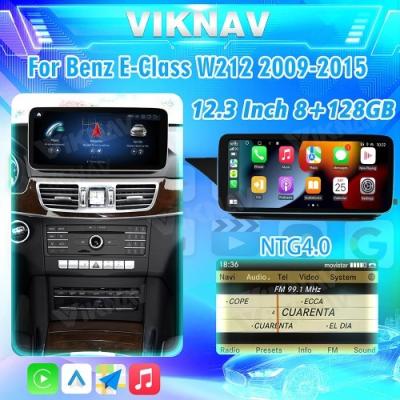 China Viknav 12.3 Inch Android Auto radio met scherm Voor Mercedes Benz E Klasse W212 2009-2015 GPS Navigatie 2Din Speler NTG4.0 Te koop