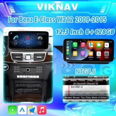 China Viknav 12.3inch Android Car Radio With Screen For Mercedes Benz E Class W212 2009-2015 GPS Navigation 2Din Player NTG4.5 for sale