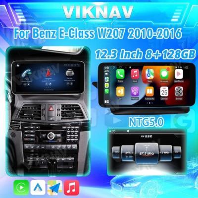 China Viknav 12.3 Inch Android Car With Screen Multimedia Player Voor Mercedes Benz E Klasse W207 2010-2016 GPS 2Din NTG5.0 Te koop