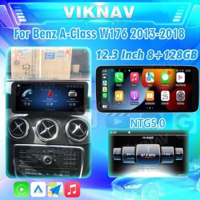 China Viknav 12.3 Inch Android For Benz A W176 CLA C117 GLA X156 G W463 2013-2018 GPS Car With Screen Radio Player (NTG5.0) for sale