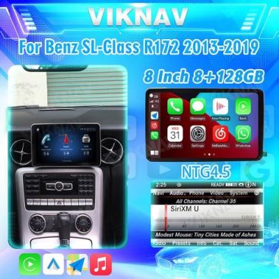 China Viknav 8Inch Android Car Radio With Screen Multimedia Player For Mercedes Benz SL SLK SLC R172 2013-2019 GPS 2Din NTG4.5 for sale