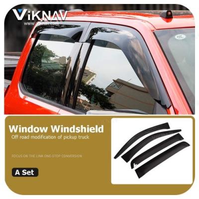 China ViknavTruck Window Deflector for 2015-2023 Ford F150 Rain Guards Compatible With Ford F150 Raptor for sale