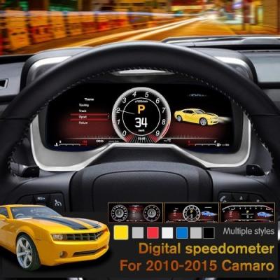 China 12.3 inch Digital Dash Instrument Cluster Vervanging Voor 2010-2015 Chevrolet Camaro Linux Cluster Gauge Digitaal Display Te koop