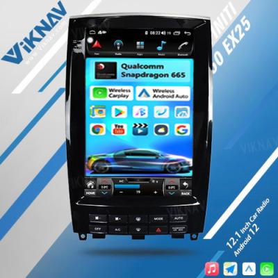 Китай Viknav 12,1 дюймовый автомобильный стереоавторадио для Infiniti QX50 EX25 2013-2020 Мультимедийный DVD-плеер GPS-навигационный головной блок продается