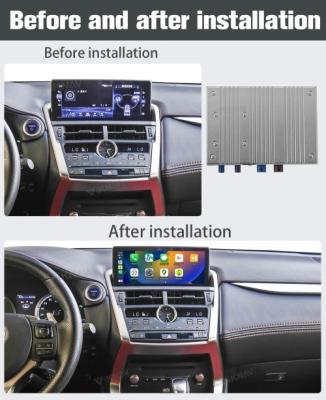 China Viknav Car Video interface Voor LEXUS NX 2017-2020 Android Auto Carplay interface met scherm touchpad en 360 AHD Te koop