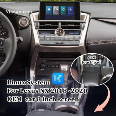 Κίνα Viknav Linux System Για Lexus NX 2018 -2020 Ασύρματο Apple CarPlay Android Auto υποστηρίζει μόνο το πρωτότυπο αυτοκίνητο οθόνη 8 ιντσών προς πώληση