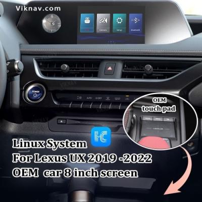 China Viknav Linux System For Lexus UX 2019 -2022 Wireless Apple CarPlay Android Auto só suporta carro original 8 polegadas à venda