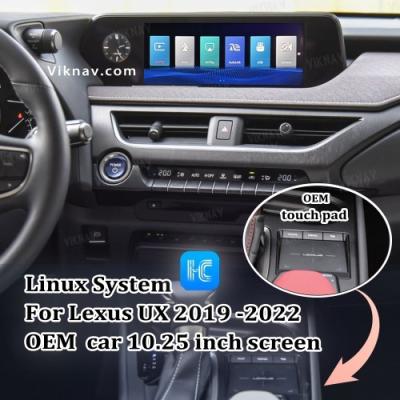 Κίνα Viknav Linux System Για Lexus UX 2019 -2022 Ασύρματο Apple CarPlay Android Auto υποστηρίζει μόνο το πρωτότυπο αυτοκίνητο 10,25 ιντσών Scr προς πώληση