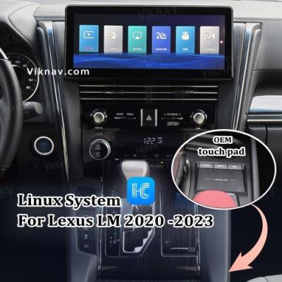 China Viknav Linux System For Lexus LM 2020-2023 Wireless Apple CarPlay Android Auto display screen for sale